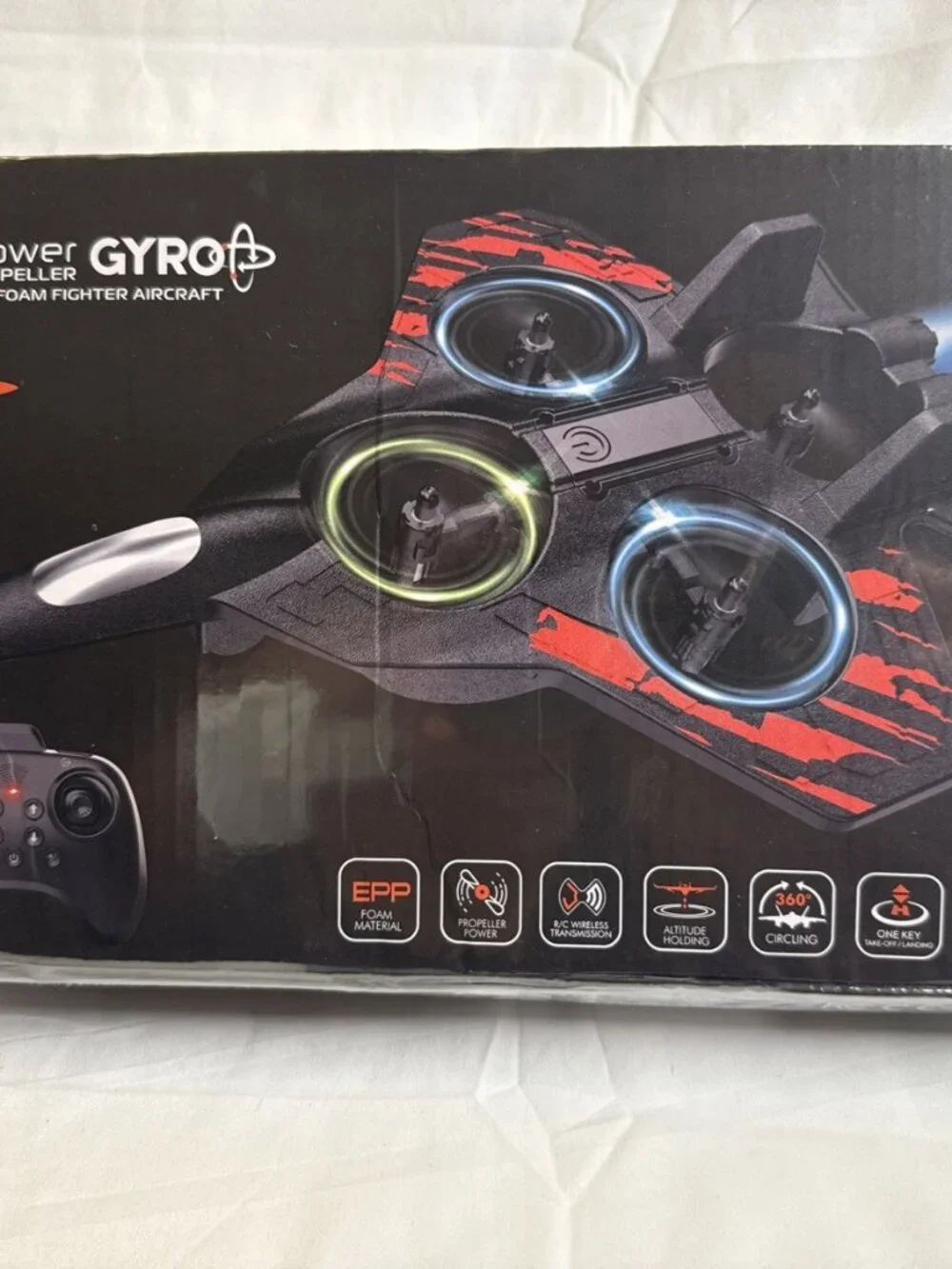 Power Gyro Propeller R/C foam Fighter Aircraft